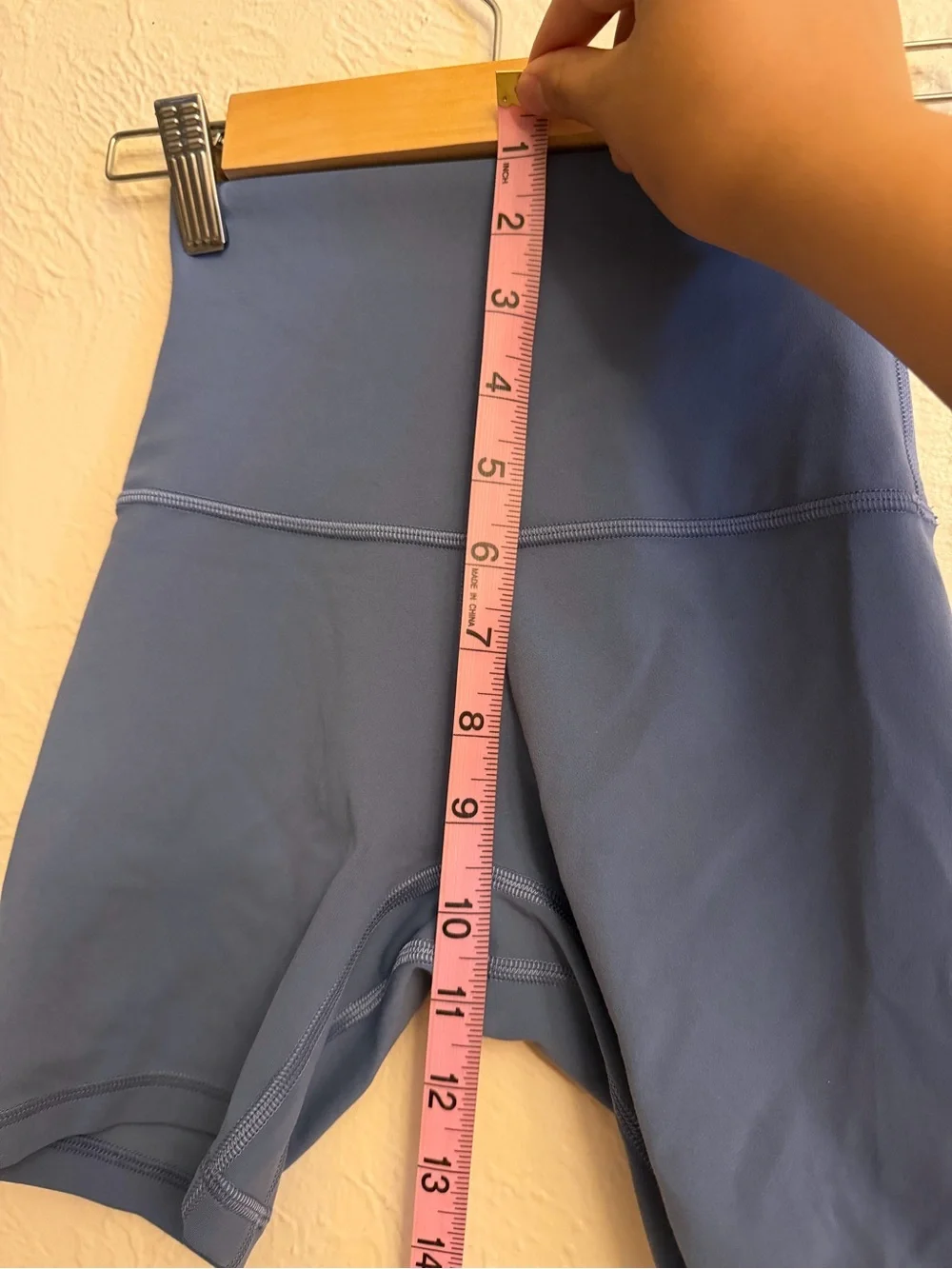 lululemon athletica Align High-Rise Bike Shorts in Oasis Blue